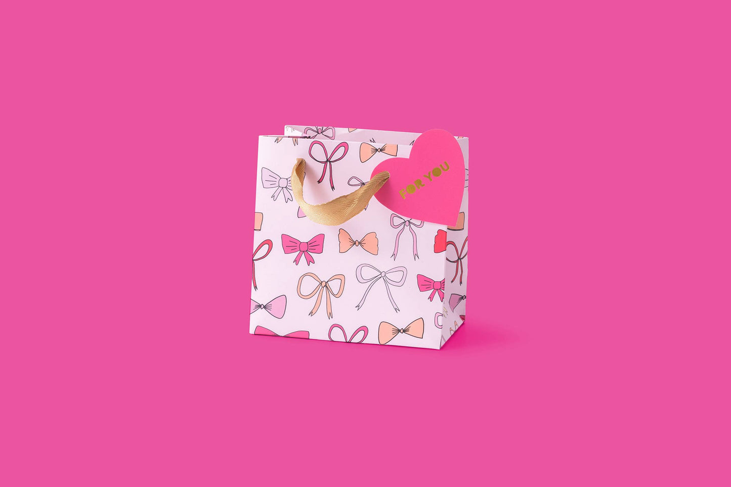 Pink Bow Gift Bags