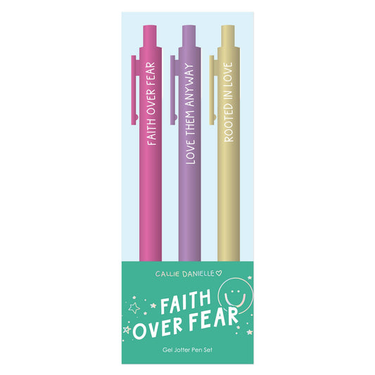 Faith Over Fear Pen Set