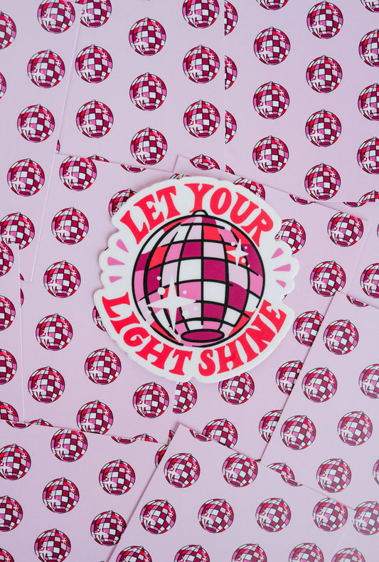 Let Your Light Shine Sticker