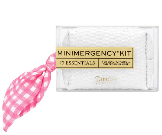 Gingham Scarf Minimergency Kit