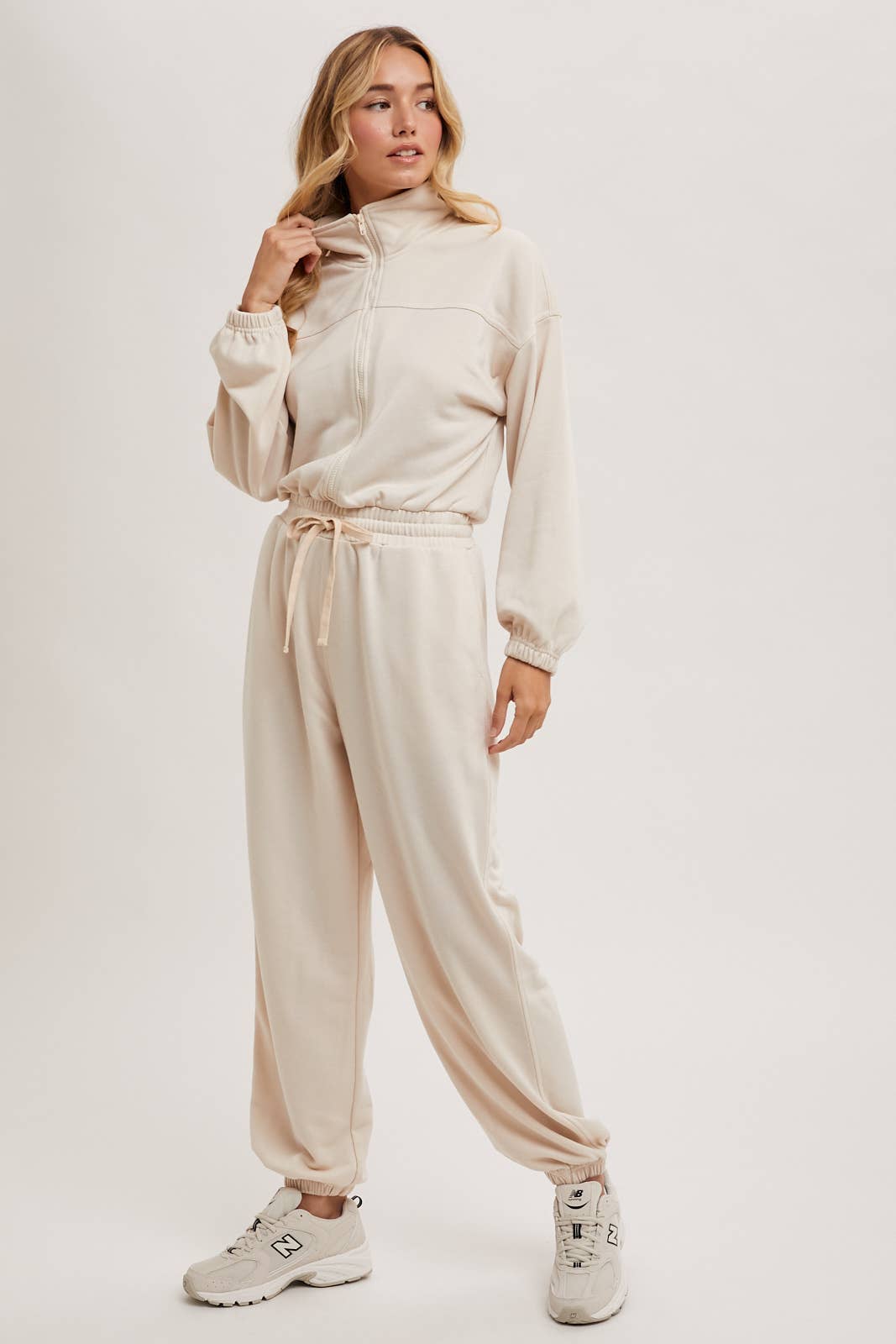 Delaney Half Zip Jumpsuit