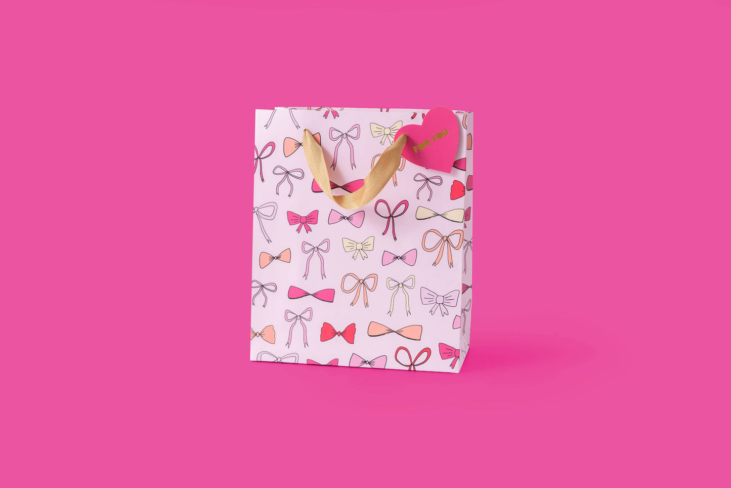 Pink Bow Gift Bags