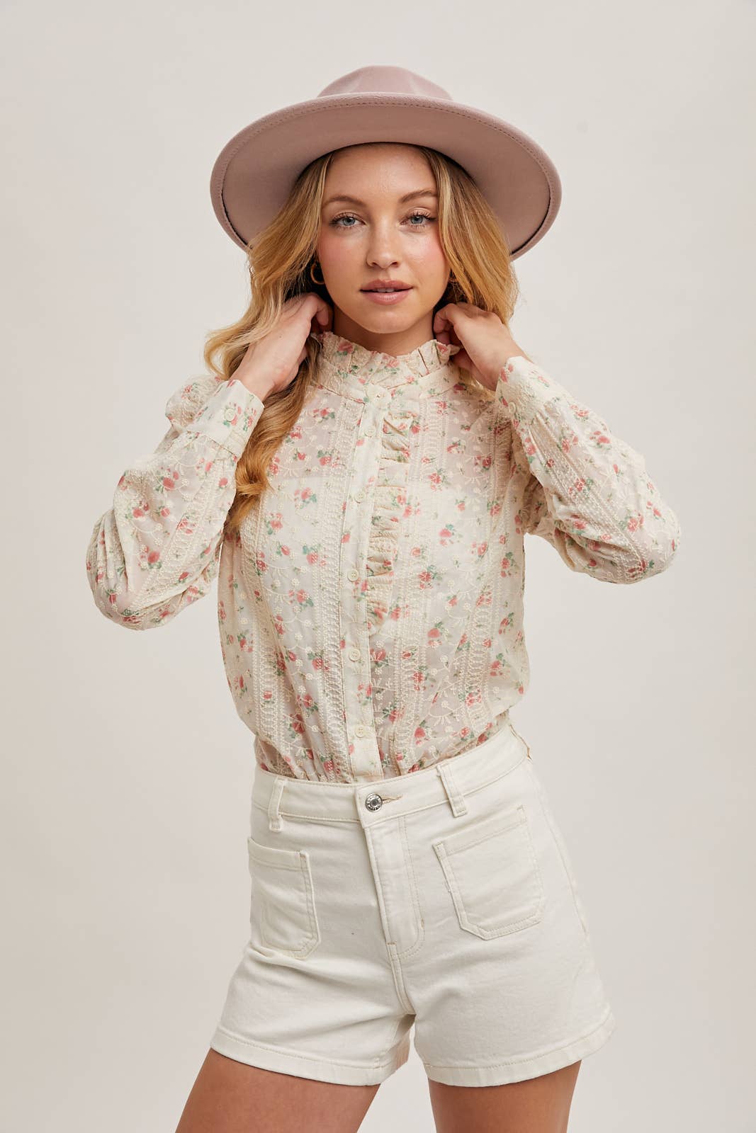 Floral Button Down