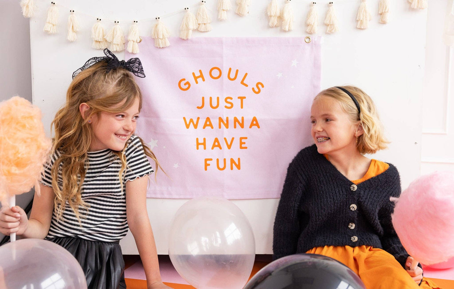 Ghouls Just Wanna Have Fun Canvas Banner