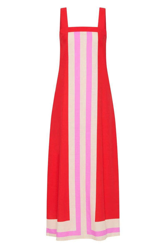 Color blocked Maxi Dress