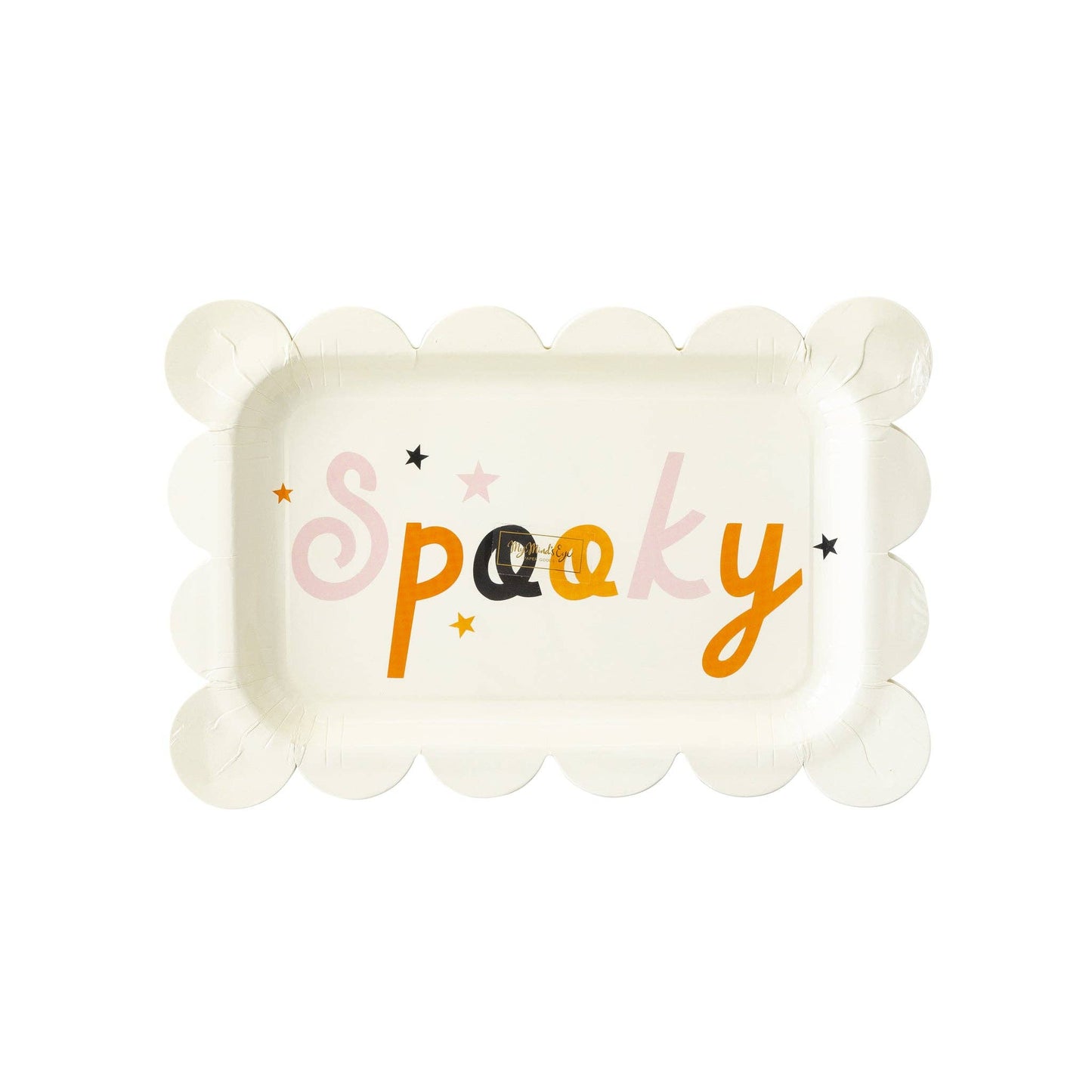 Hey Pumpkin Spooky Paper Plate