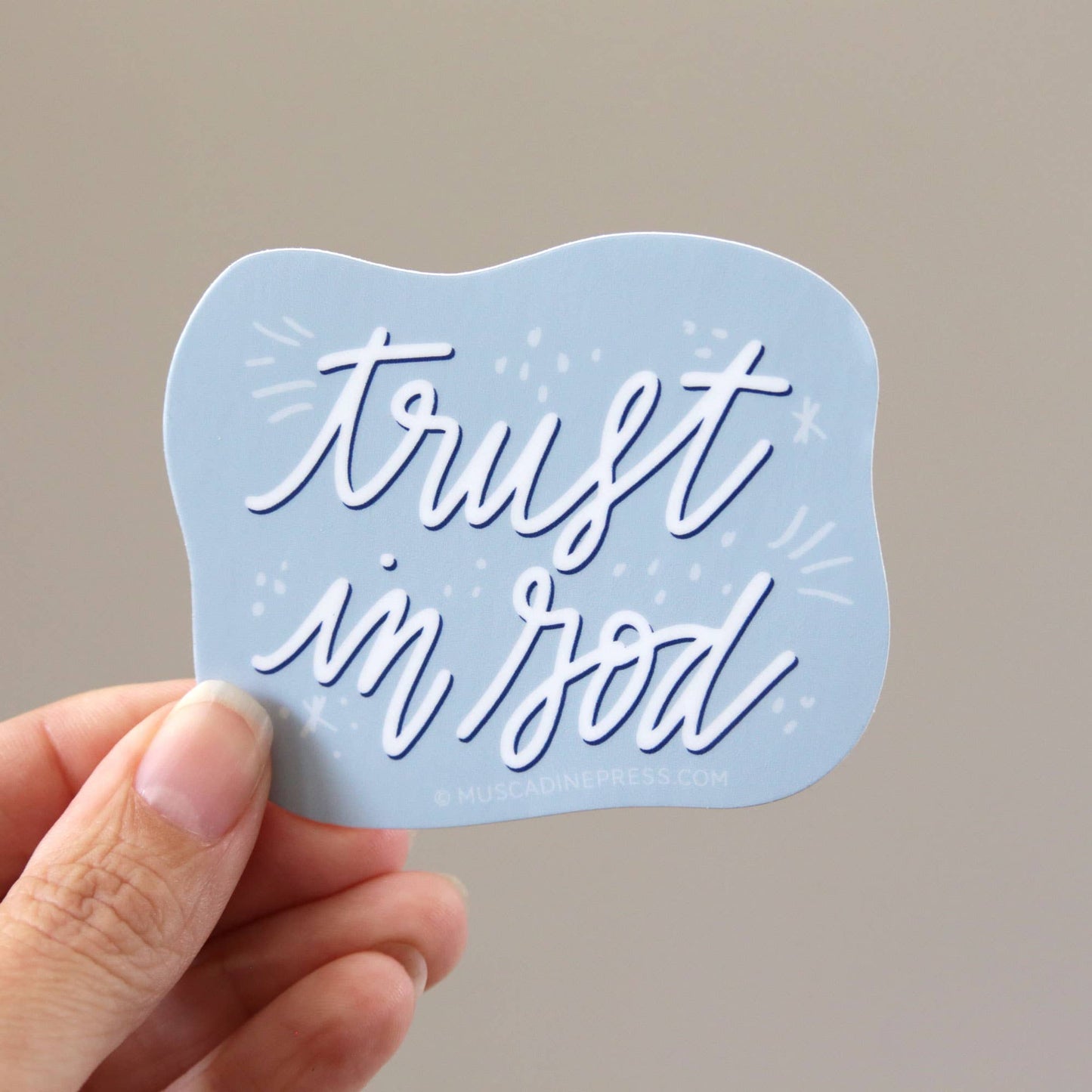 Vinyl Sticker - Trust in God