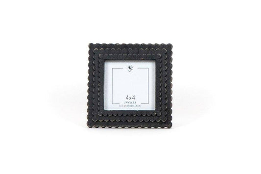Black Scalloped Frame