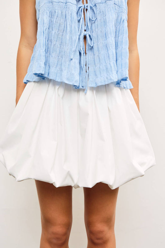 Bubble Hem Skirt