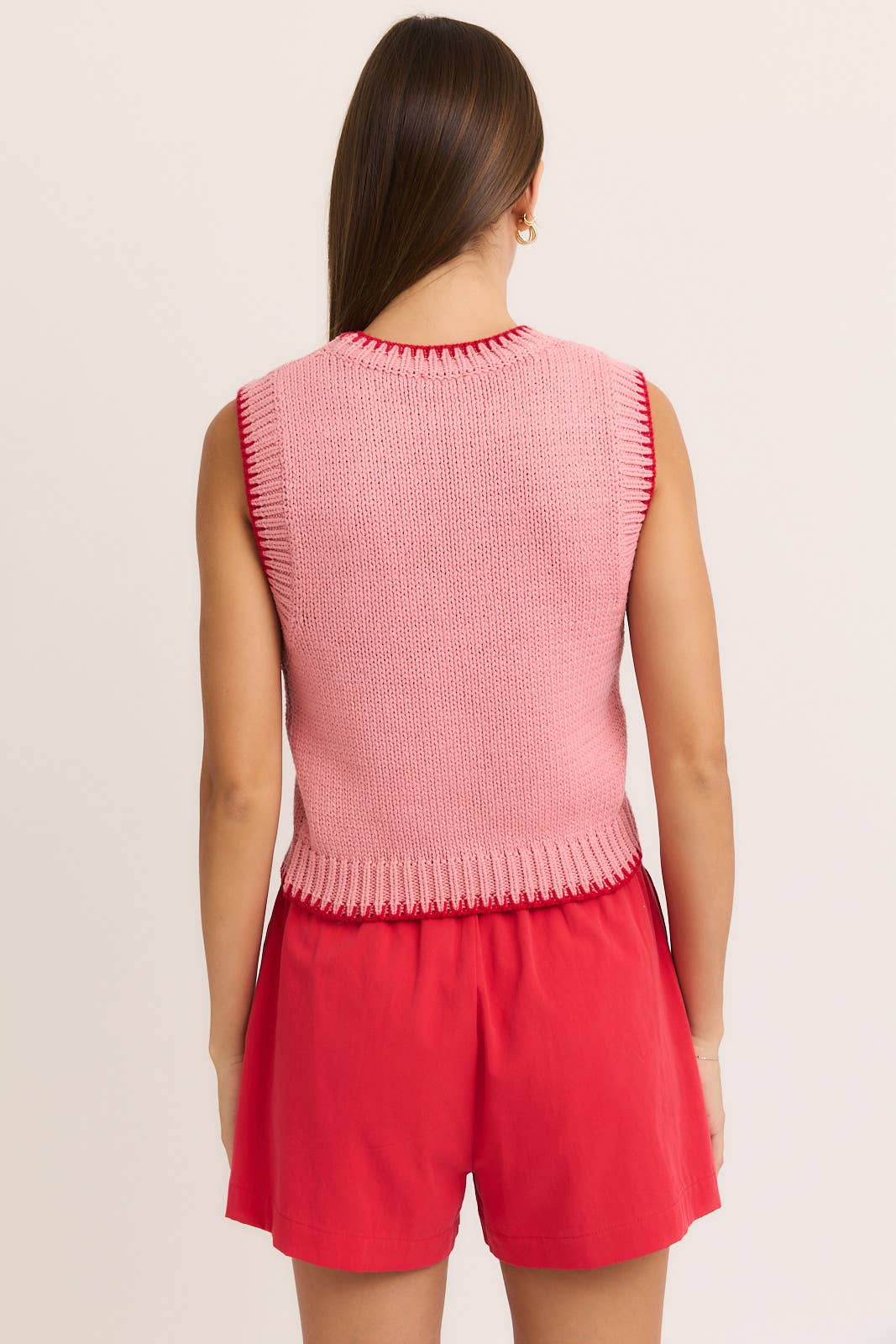 Sleeveless Sweater Top