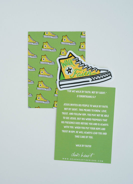 Walk By Faith Sticker