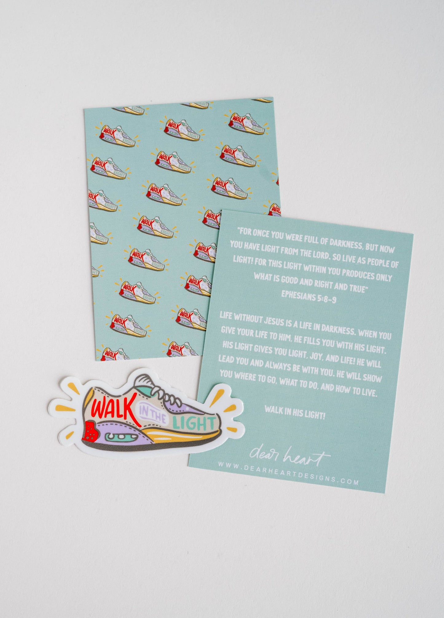 Walk In Light Sticker