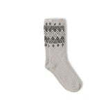 COZYCHIC Fair Isle Malibu Mist Socks