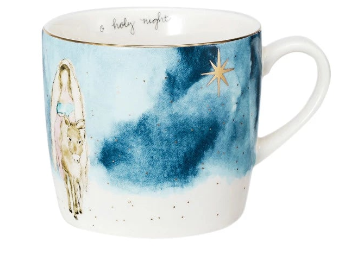 Holy Christmas Stoneware Mugs