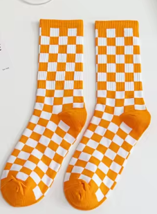 Checkered Gameday Socks