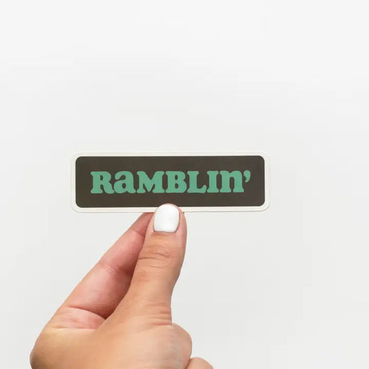 Ramblin Vinyl Sticker