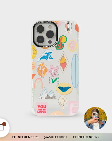 Sticker Collage X Ashlee Bock iPhone 14 Case