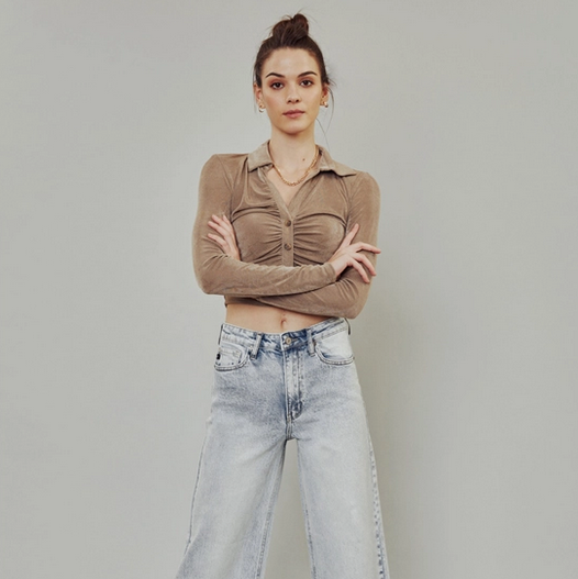 High Rise Wide Pants