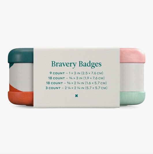 Bravery Badges Assorted Block Geo