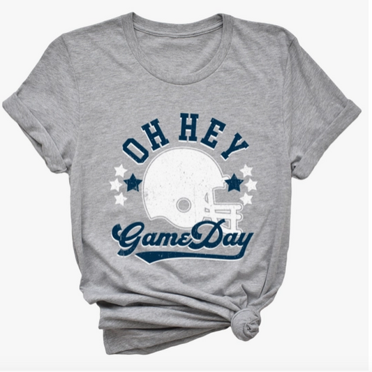 Oh Hey Game Day Football Graphic Tee