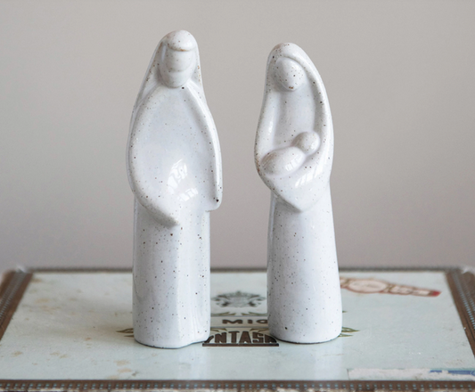 Stoneware Holy Family