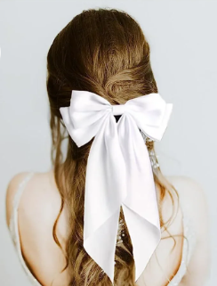 Oversize Satin Bows