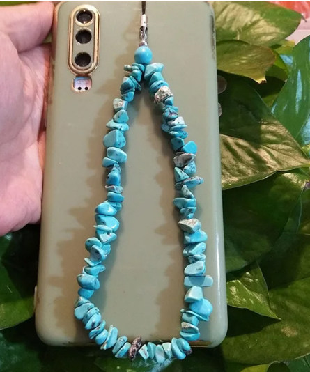 Turquoise Phone Charm