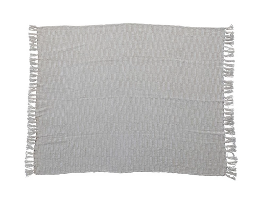 Metallic Threaded Throw