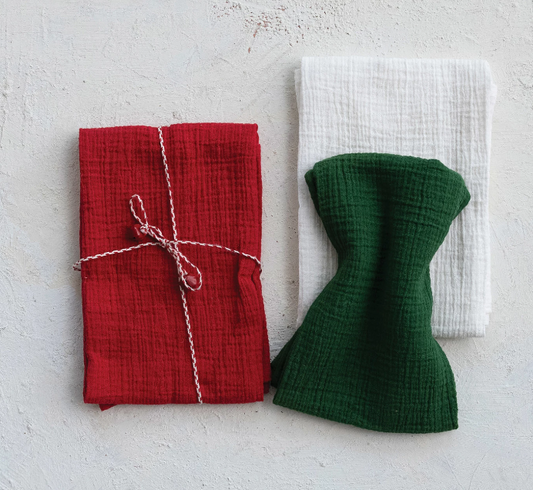 Cloth Christmas Tea Towels