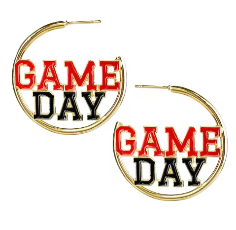 Gameday Hoop Earrings