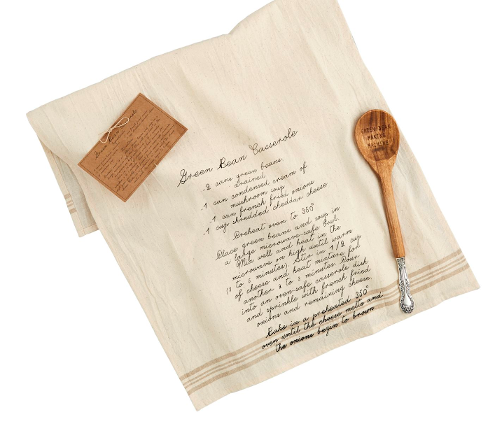 Recipe Spoon & Towel Set