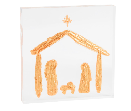 Acrylic Nativity Plaque