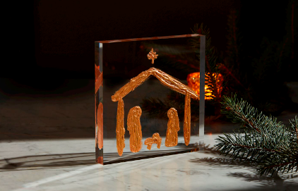 Acrylic Nativity Plaque