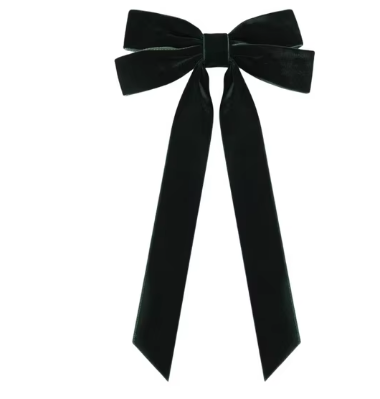 Velvet Bow Clip Collection