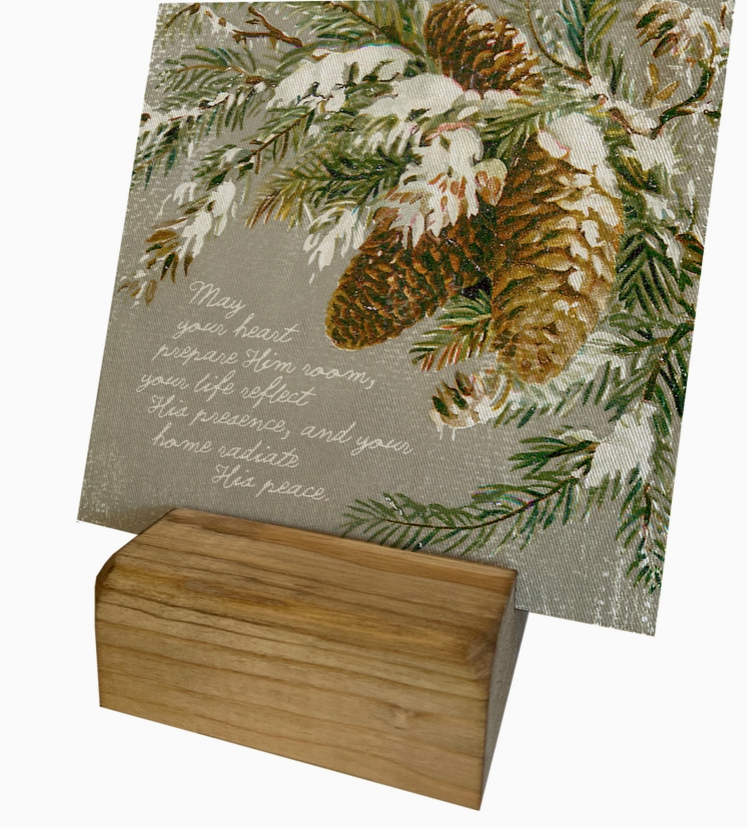 Seasonal Mini Canvas Shelf Decor