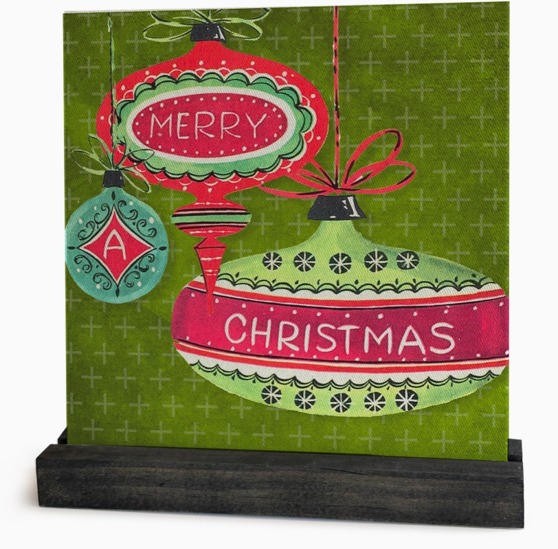 Seasonal Mini Canvas Shelf Decor