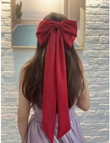 Satin Barrette Hairbow