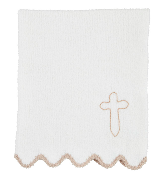 Cross Scallop Blanket