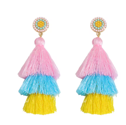 Easter Tassel Earrings