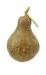 Paper Mache & Metal Pear