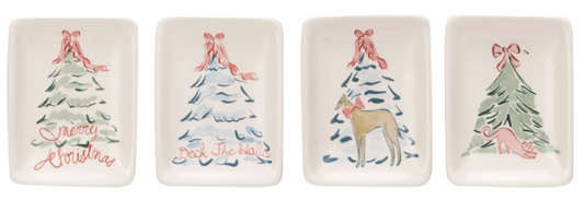 Christmas Stoneware Dish