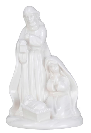 White Holy Family Stoneware