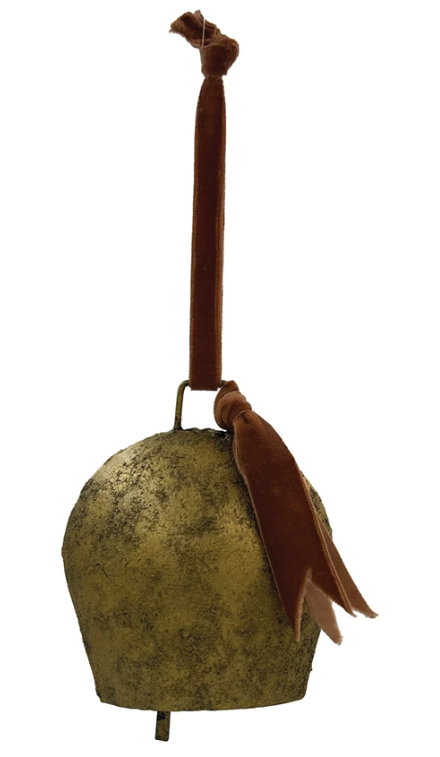 Antique Gold Metal Bell