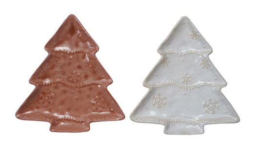 Snowflake Tree Plate