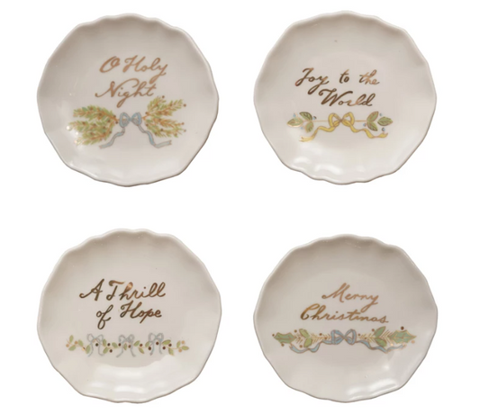 Gold Scalloped Plates
