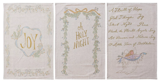 Linen Printed Tea Towel