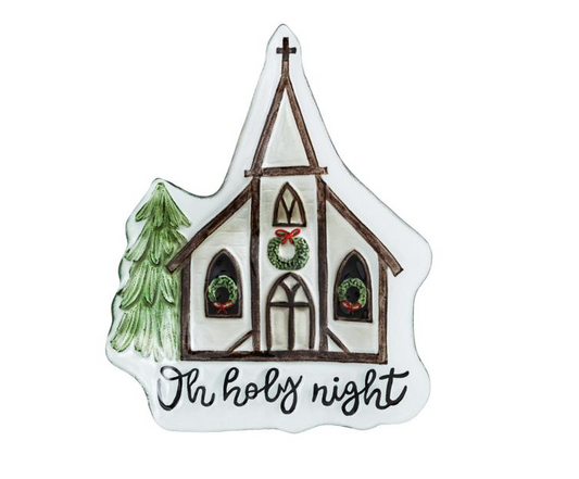 Fused Glass Church Plate