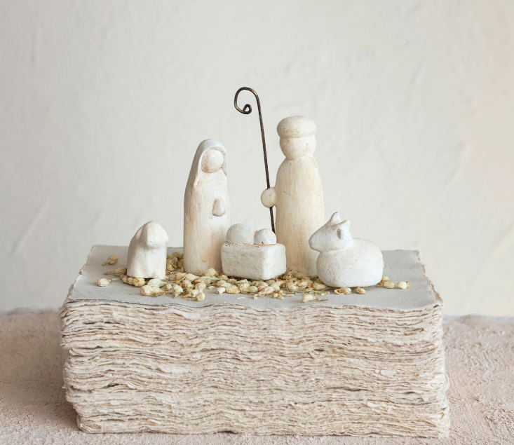 Paper Mache Nativity