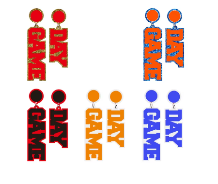 Gameday Acrylic Earring Collection