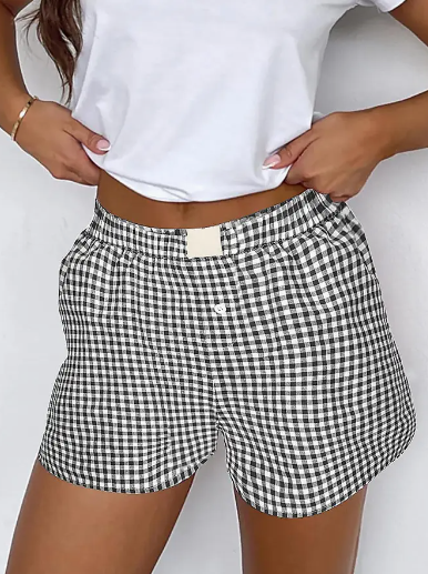 Gingham Boxer Shorts